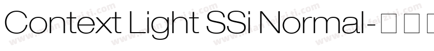 Context Light SSi Normal字体转换